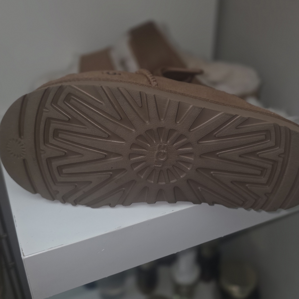 UGG Brown Shearling Slide Sandals - image 3